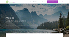 Desktop Screenshot of greencirclesalons.ca